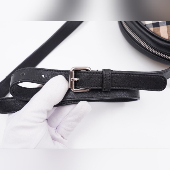 ❌️❌️SOLD❌️❌️BX48 💕 BURBERRY Vintage Check Cartoon Print Round Bag - Picture 12 of 14